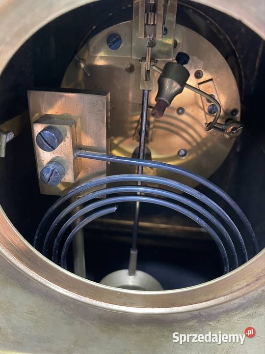 Piękny francuski zegar z mojej kolekcji sprawny Ostróda