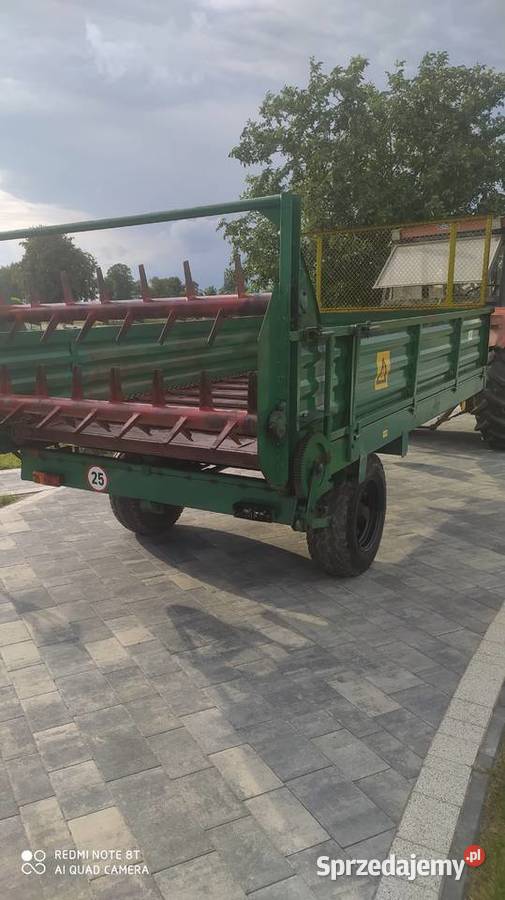Rozrzutnik jednoosiowy 25 tony N2501 stan Rozrzutniki obornika Bełżyce