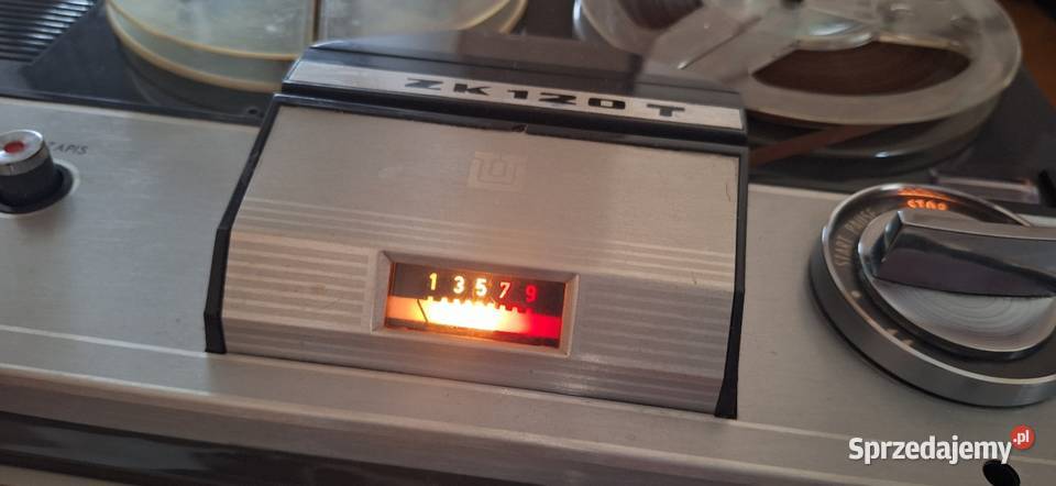 Magnetofon szpulowy PRL zk 120T nowe paski I Gdańsk