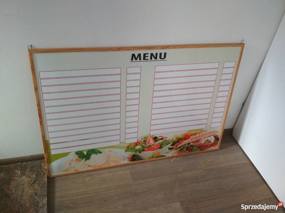 Cennik tablica magnetyczna menu Wymienne ceny Nowy Sącz