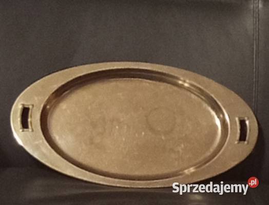 Taca Półmisek owalny platerowany Nakło nad Notecią