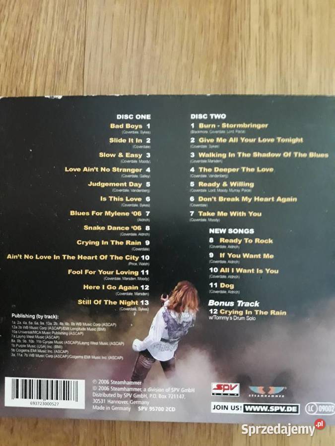 WHITESNAKELive In The Shadow of the Blues 2 CD Płyty i kasety Rzeszów sprzedam