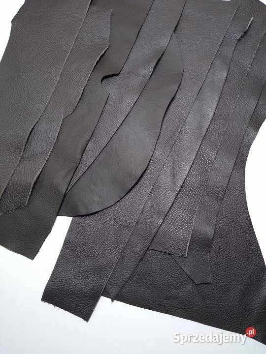 Skóra Licowa Włoska średnie i małe kawałki Gdańsk