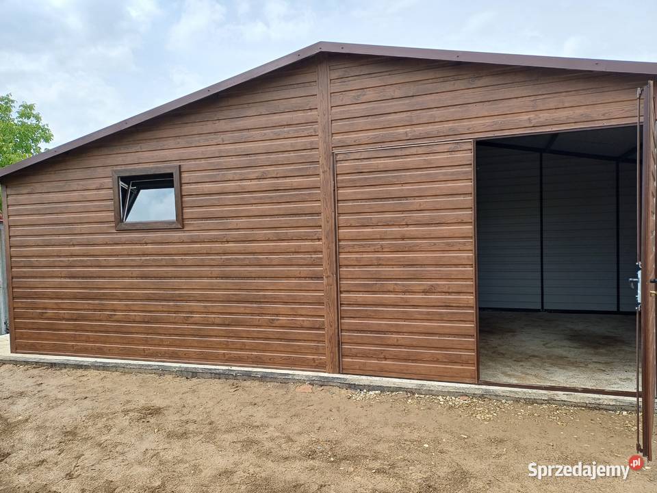 ORZECH Garaż Blaszany Blaszak Drewnopodobny 45m2 Zakopane sprzedam