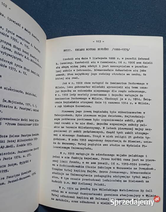 Ks S Szymański SJ W służbie Bożego miłosierdzia Antykwariat
