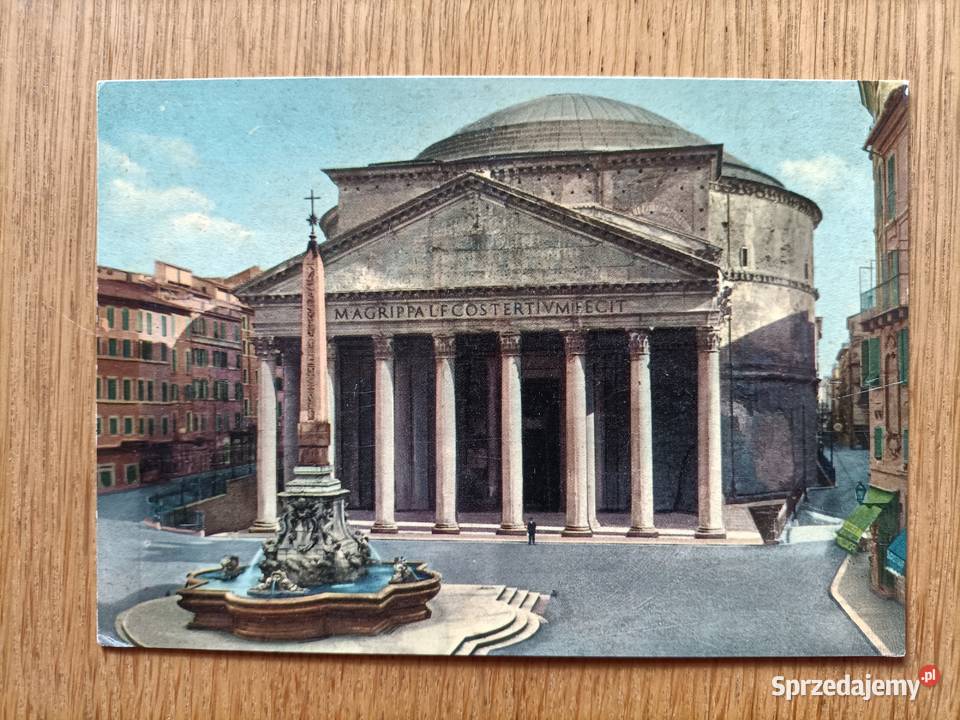 PANTEON W RZYMIE OKRĄGŁA ŚWIĄTYNIA NA POLU