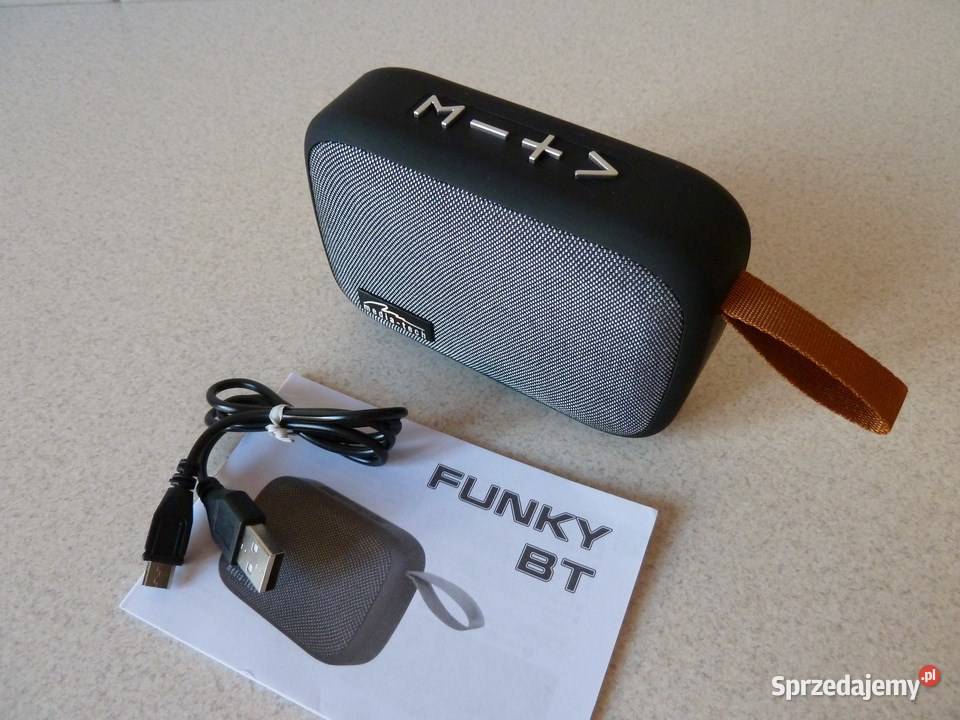 NOWY Przenośny Mini Głośnik FM Bluetooth FUNKY Rzeszów