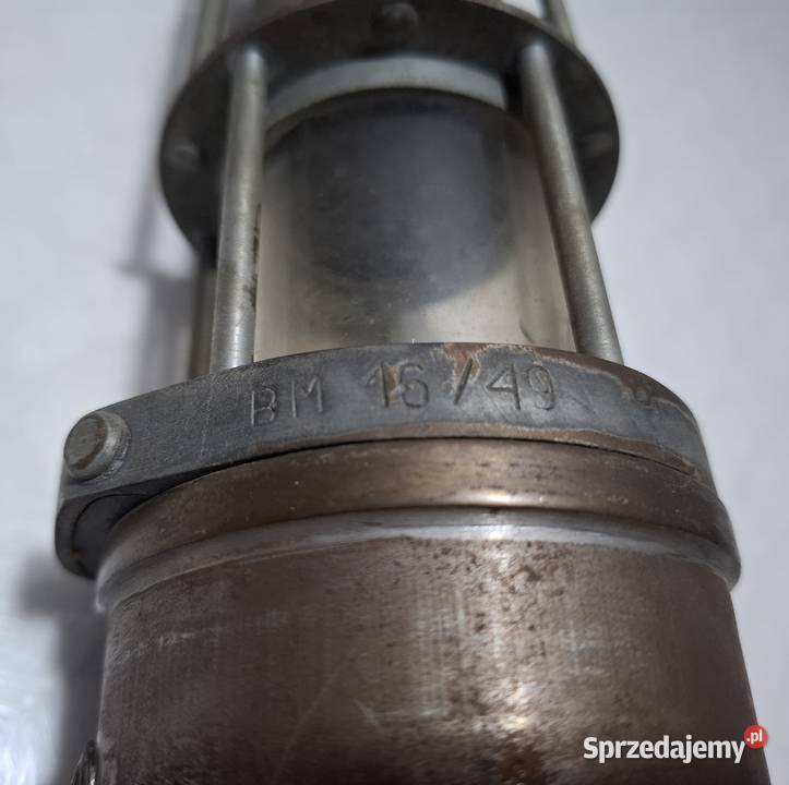 Stara lampa górnicza 84x27 1342g BM 1649 Czeladź sprzedam
