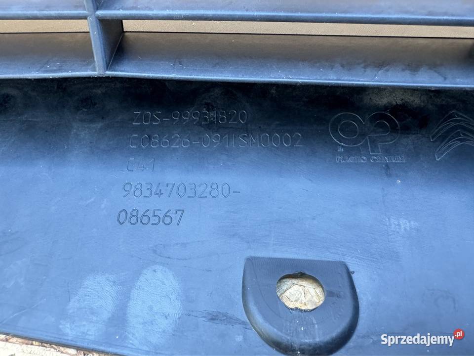 Spoiler dół zderzaka przód citroen c4 III 3 21 Międzychód