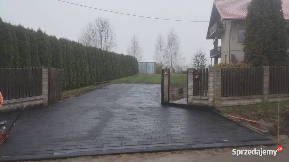 Brukarstwo układanie kostki brukowej brukarstwo Brukowanie Kamieńsk