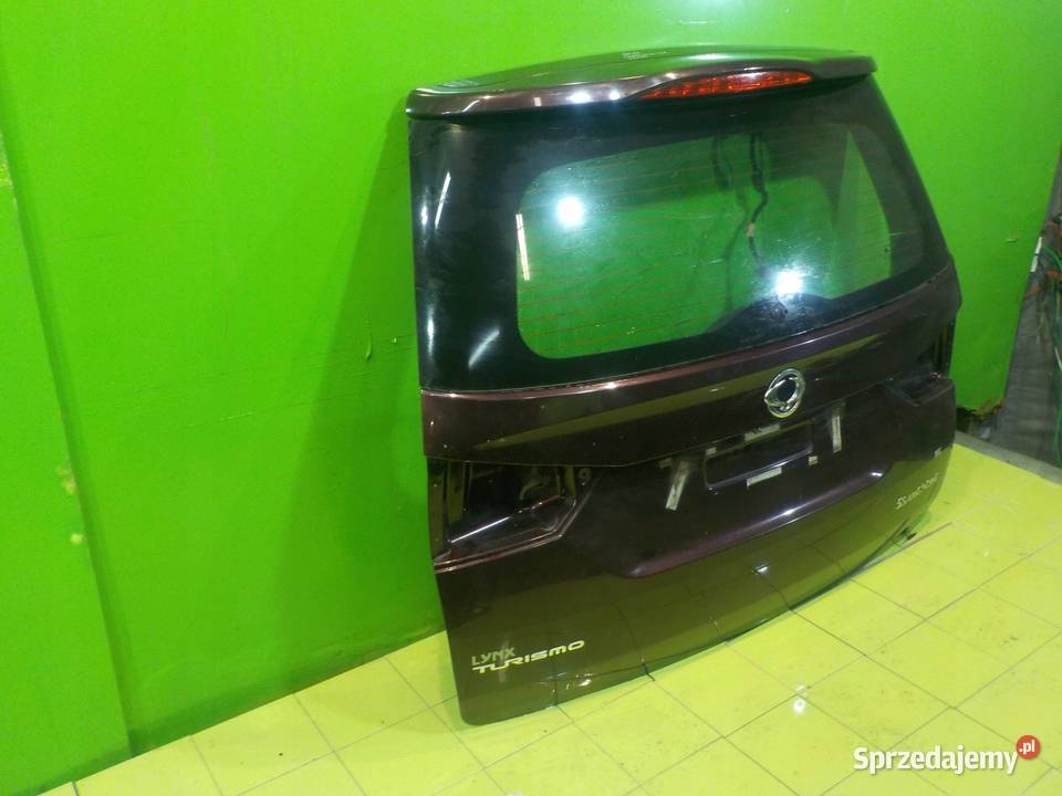 SSANGYONG RODIUS II TURISMO 14r 5D klapa tyl Klapy bagażnika mazowieckie Suków