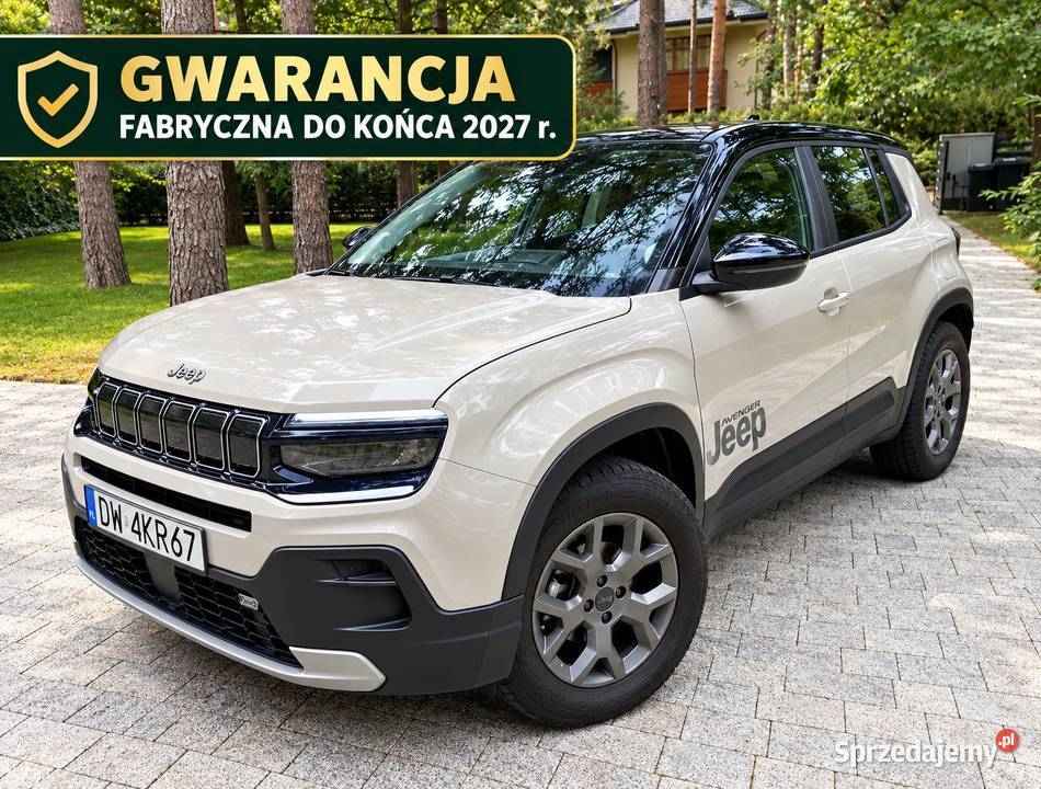 Jeep Avenger 2023 gwarancja fabryczna bluetooth Jeep