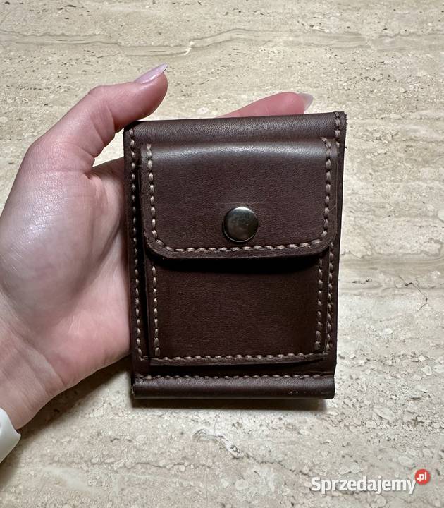 Portfel ręcznie szyty z dodatkową kieszonką na Uniseks Maciejowice sprzedam