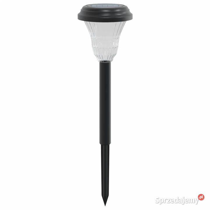 Solarne lampki ogrodowe z kolcem 12 białe sprzedam
