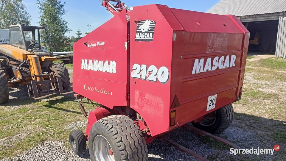 Prasa łańcuchowa Mascar 2002r Szeroki podbieracz Mordy