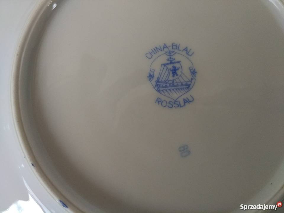 talerzyki China Blau Rosslau Ropa