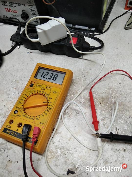 ZASILACZ DC 12V 08A prądu stałego sprzedam