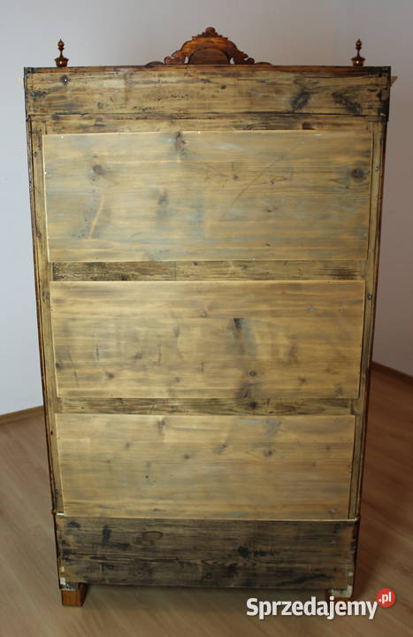 Serwantka witryna Ludwik Filip renowacji antyki Zielonka