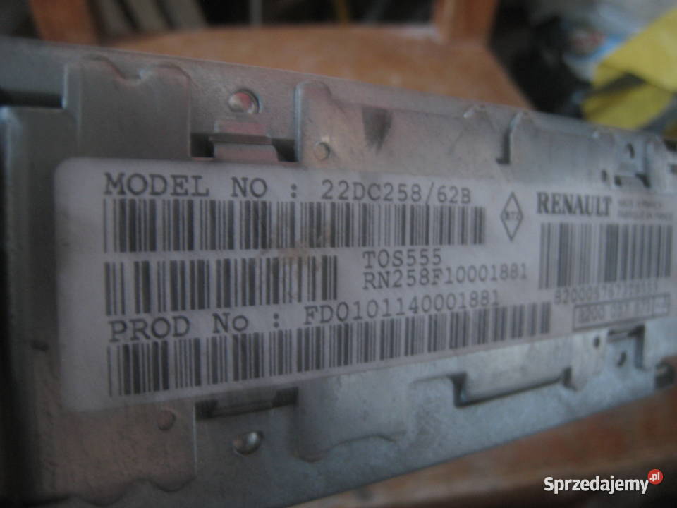 Radio oryginalne Renault 1 DIN Clio II