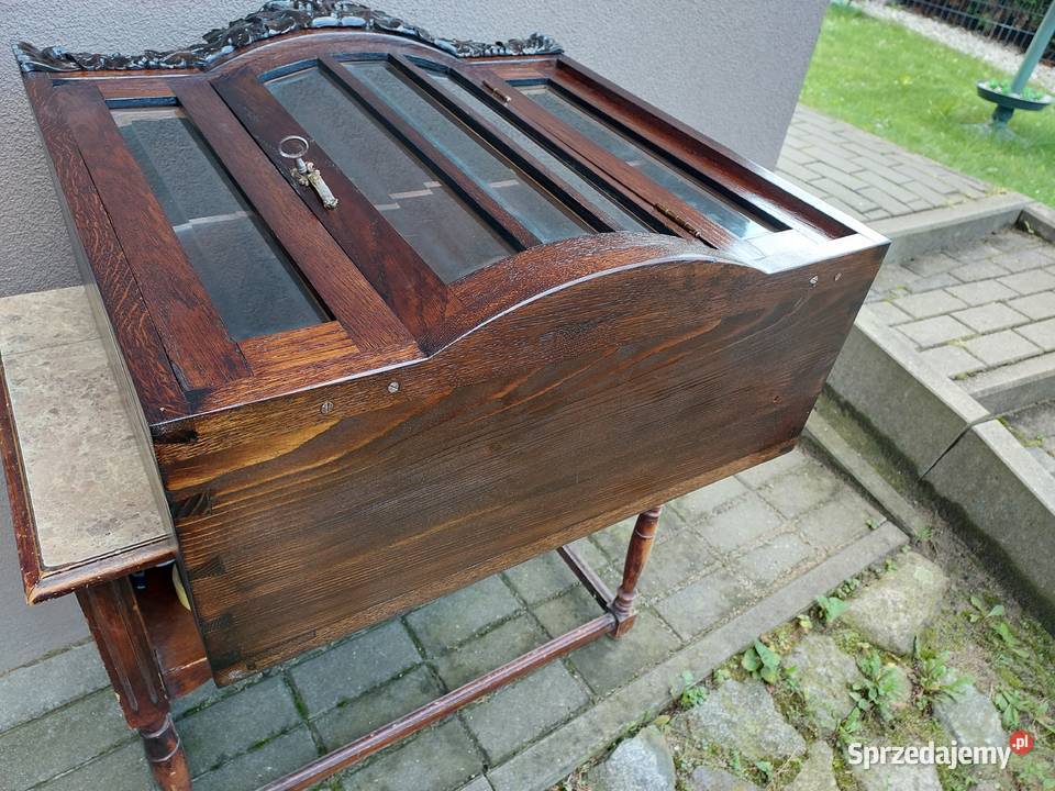 Stara szafka wisząca witrynka na drobiazgi Tczew