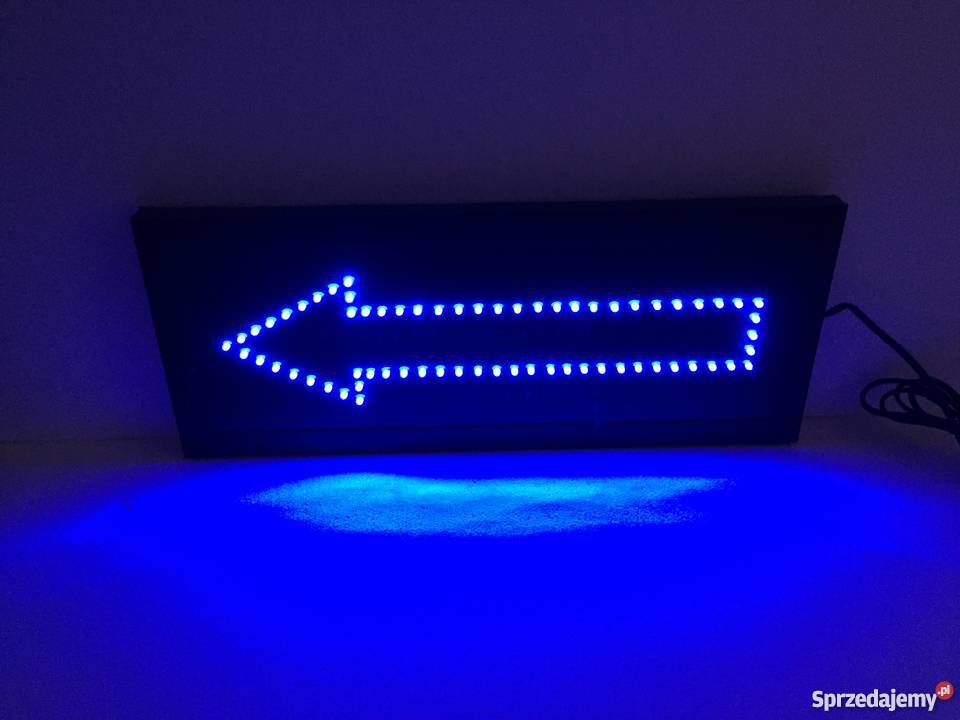 Szyld reklama LED strzałka 50x20 NOWA