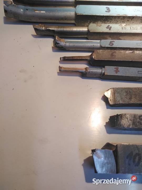 Noże tokarskie 10 komplet używane Szczecin