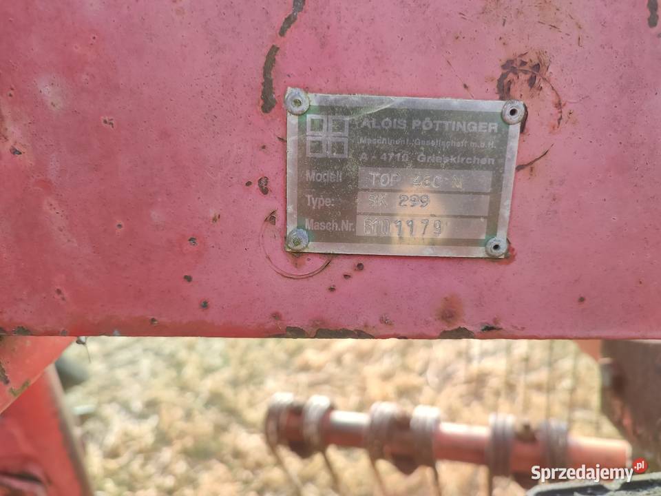 Zgrabiarka karuzelowa Pottinger TOP 460N nieuszkodzony kujawsko-pomorskie Dąbrówka Nowa