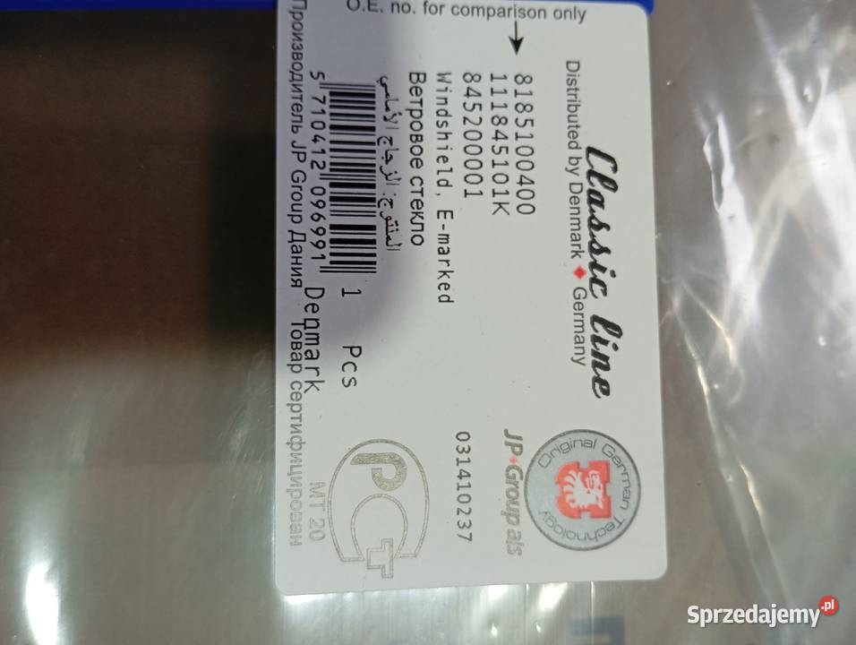 Przednia szyba Volkswagen Garbus dolnośląskie Kłodzko