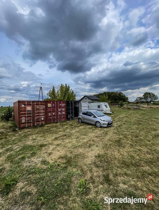 Do wynajęcia kontener morski 33 m duży plac