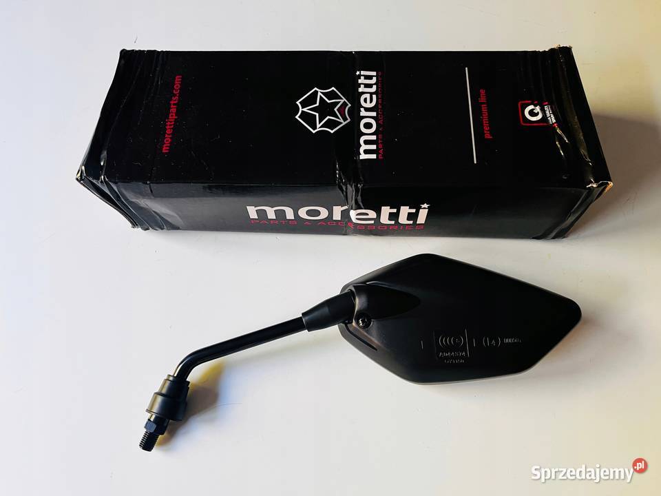 MORETTI LUSTERKO LEWE gwint 10MM prawy Motorower Łobżenica