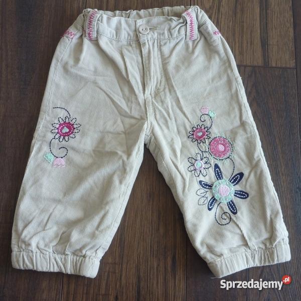 Spodnie ocieplane 74 i 80 brązowy/beżowy Oborniki Śląskie sprzedam