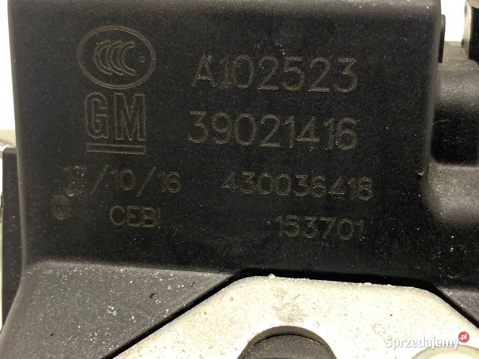 ZAMEK KLAPY TYŁ OPEL CORSA E Hatchback 39021416 osobowe