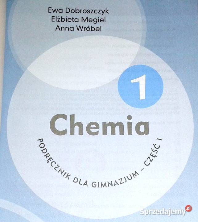 Chemia 1 Podręcznik gimnazjum Ewa Dobroszczyk