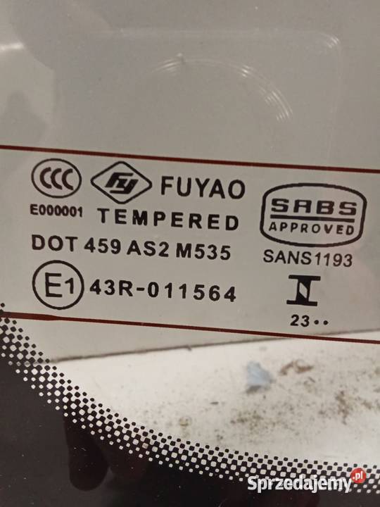 Szyba Tylna Volkswagen Polo 94 Antena Możliwość Bralin