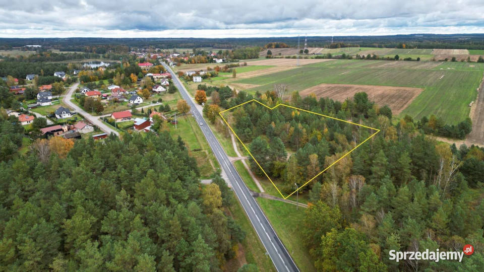 Działka inwestycyjna drodze DK21