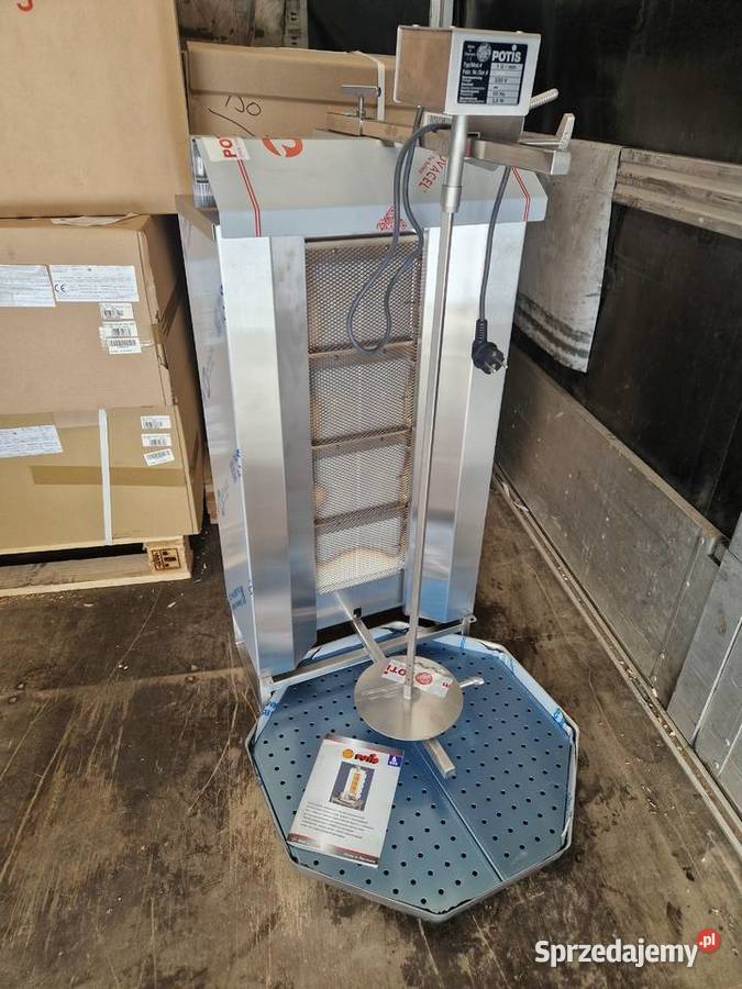 PROFESJONALNY Kebab Gazowy POTIS 4 Palniki