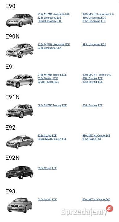 Łańcuch rozrządu Bmw e46 e60 e53 e70 e90 e92 30d elementy napędu Dębica