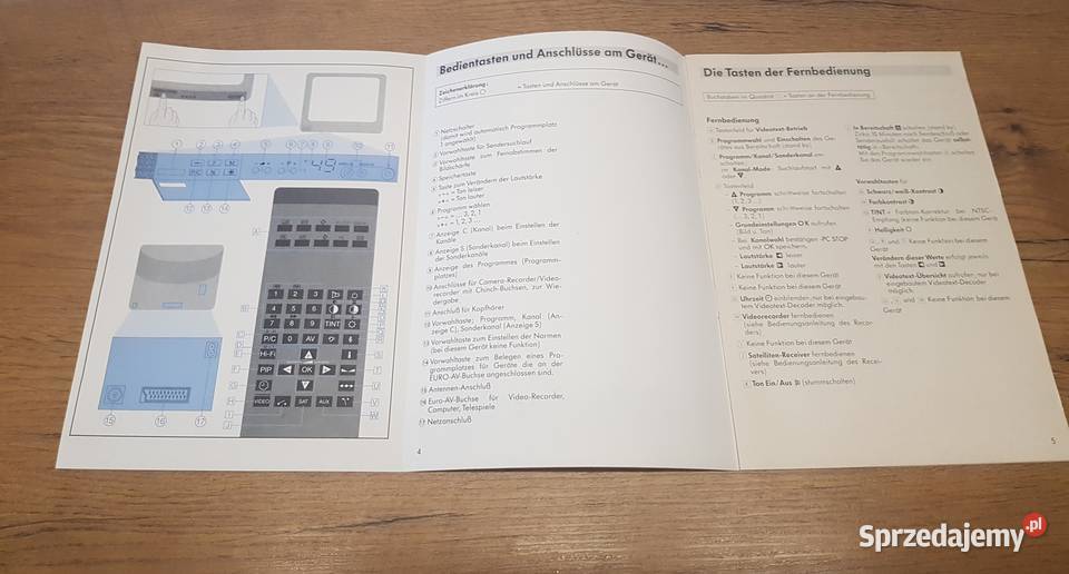 Instrukcja obsługi Telewizora Grundig T 70440 wielkopolskie Golina