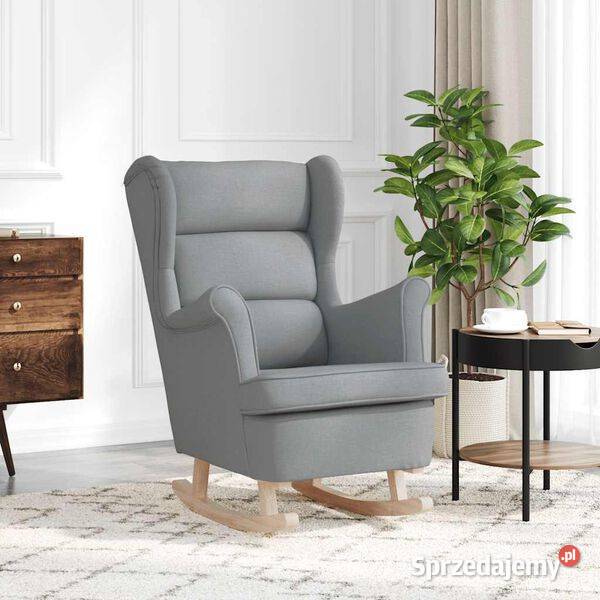 vidaXL Fotel bujany jasnoszary 74x90x102 mazowieckie