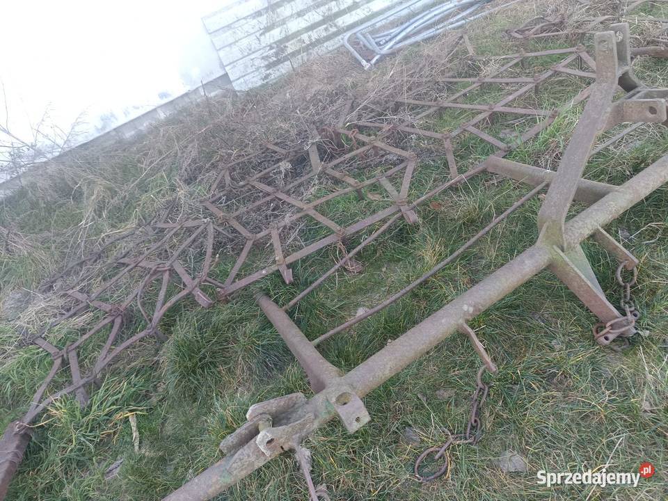 Sprzedam brony polowe roskładane nieuszkodzony kujawsko-pomorskie Osięciny sprzedam