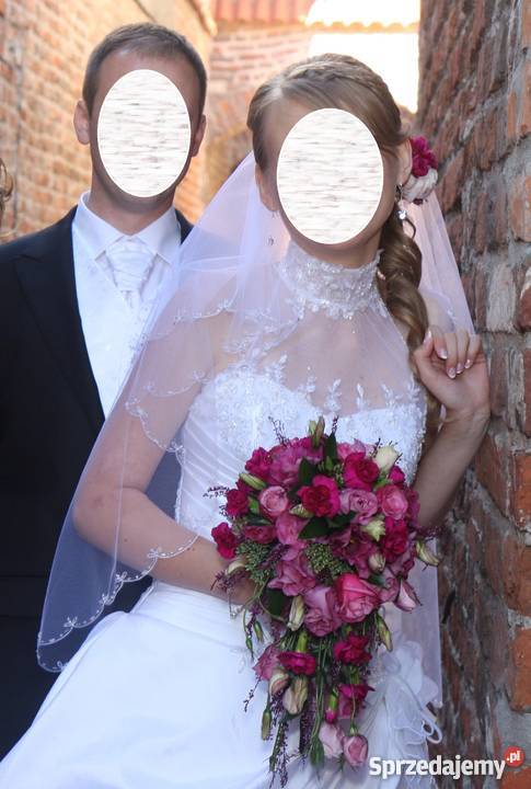 Suknia ślubna hiszpańska St Patrick r 38 40 na biały