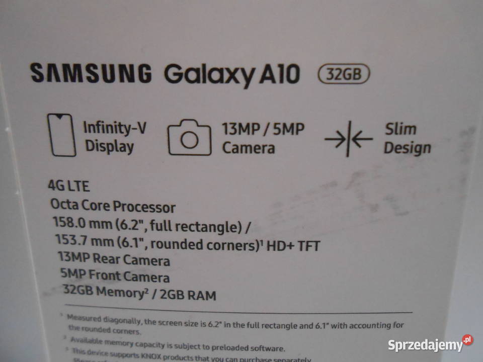 Samsung Galaxy A10 DualSIM NOWY Katowice sprzedam