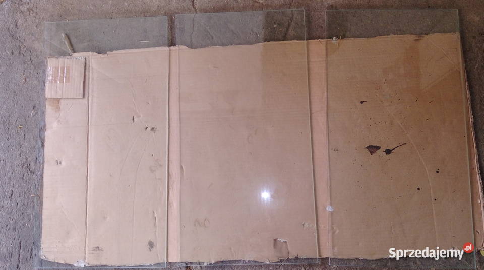 Szklana szyba 35x665 3 sztuki Leszno sprzedam