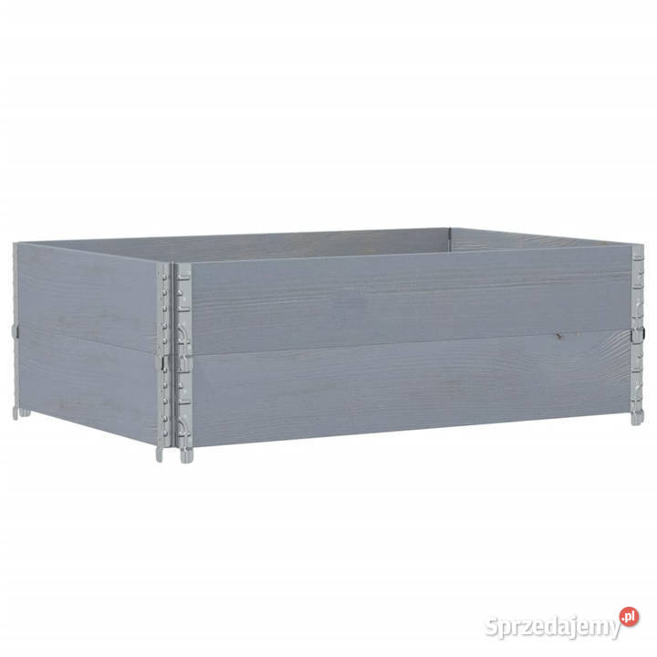 Nadstawki paletowe 2 szare 120x80 drewno sosnowe Warszawa