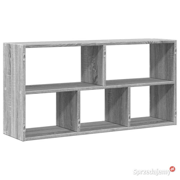 Półka ścienna szary dąb sonoma 100x25x50