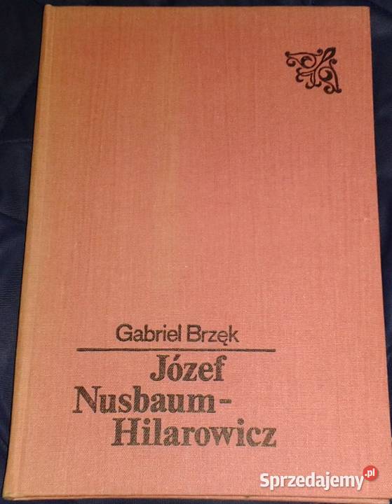 Józef Nusbaum Hilarowicz Gabriel Brzęk twarda z obwolutą Chełm