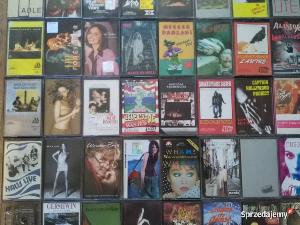 Kolekcja kaset ponad 100 różne rodzaje muzyki kaseta kujawsko-pomorskie