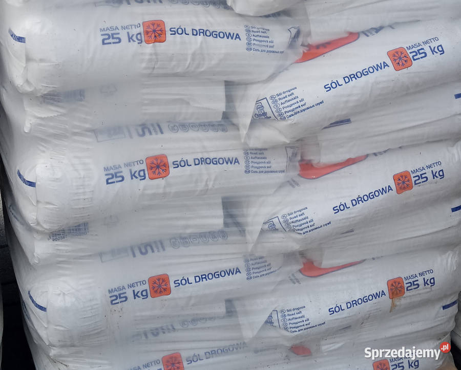 Sól drogowa Kłodawska paleta 45 25 1125 z Pozostałe Sępólno Krajeńskie