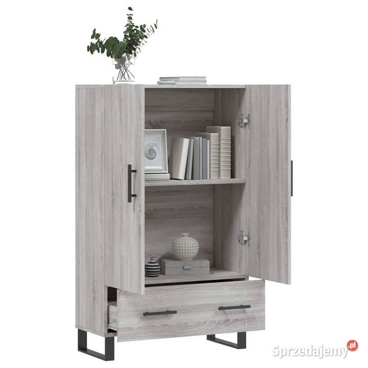 Wysoka szafka szary dąb sonoma 695x31x115 Warszawa