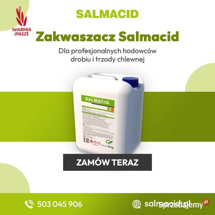 SALMACID zakwaszacz do wody paleta 528 24 x 22 Bielsk Podlaski